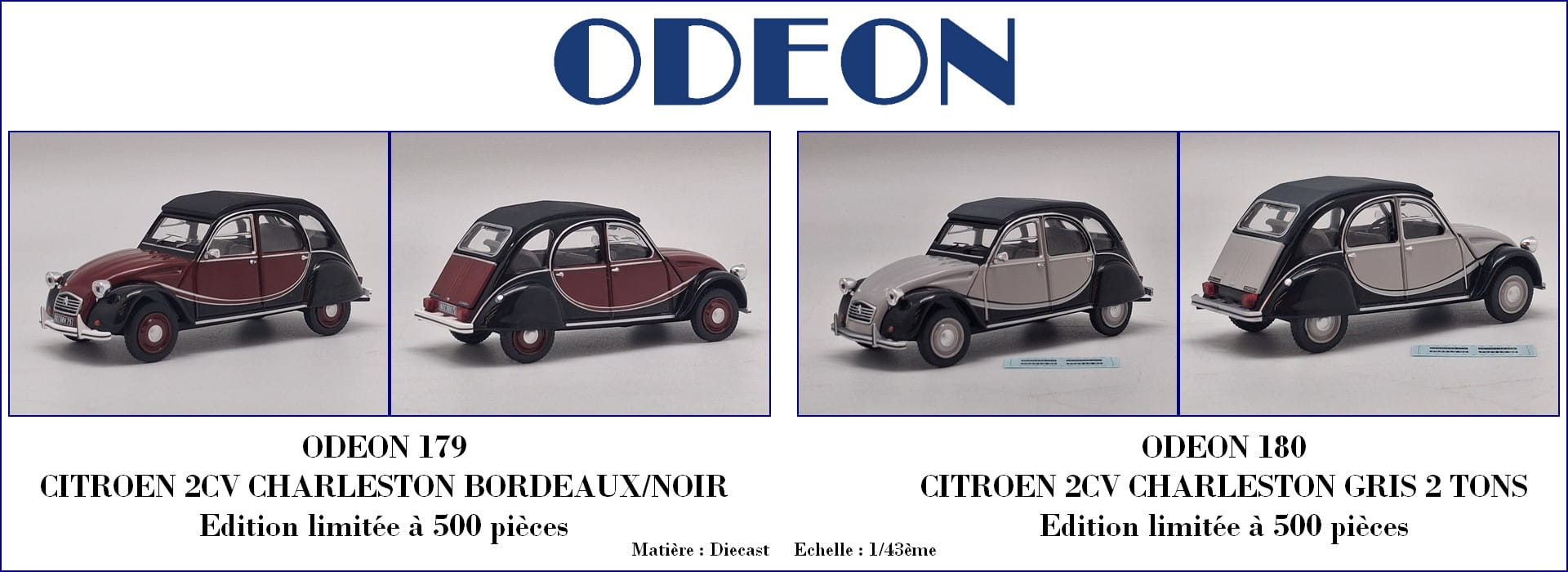 ODEON179 & 180 - Citroen 2CV Charleston